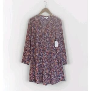 Time and Tru Women's  Mini Dress V Neck Size 8-10 Medium New With Tags